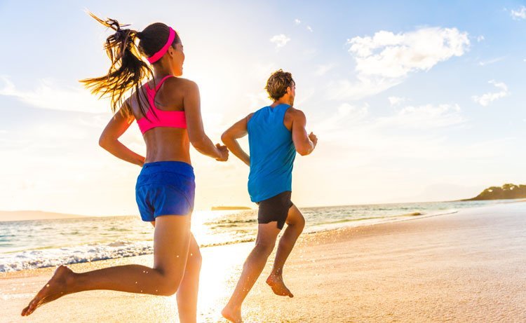 The Definitive Guide to Anti-Aging: Man and Woman Running